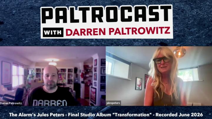 Thumbnail image for Paltrocast - Jules Peters of The Alarm Darren Paltrowitz